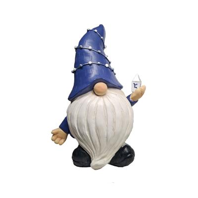 China Outdoor Home Decoration Vintage New Design Resin Nursery Garden Ornaments Decor Garden Gnome Display Dwarf Sculpture for sale