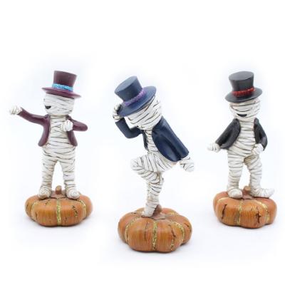 China Model Cartoon Table Decoration Suit Statue Figurine Toy Models Modern Halloween Pumpkin in Sculpture Eclectic Mom Decor for sale