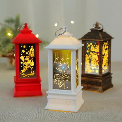 China Traditional Other Christmas Home Decor 20cm Santa Claus Candlestick Hogar LED Lamp Night Light Home Decor for sale