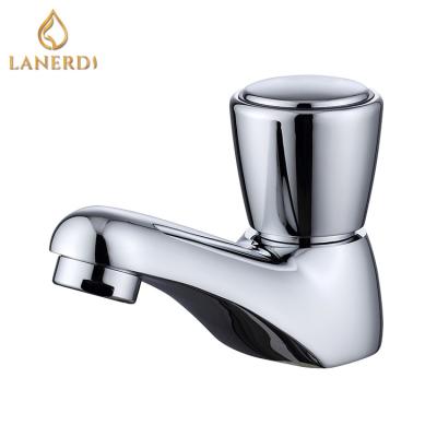 China Cheap Metered Faucets Lanerdi Chrome Basin Faucet for sale