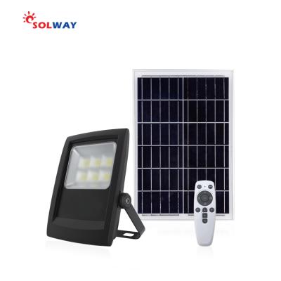 China 100W 25W 50W LANDSCAPE Solway Wireless Smart Control Flood Light Waterproof Outdoor IP65 Solar Led Solar Flood Light for sale