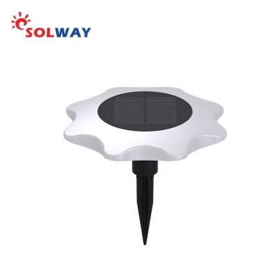 China Waterproof Solway IP67 Outdoor Solar Garden Pool Light RGBW Outdoor Solar Ground Ground Lawn Underground Lights for sale