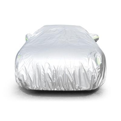 China Oxford Polyester Cotton Full Cover Car Cover Luxury Automobile Sunshade UV Heat Insulated Windproof Car Parking Cover Waterproof for sale