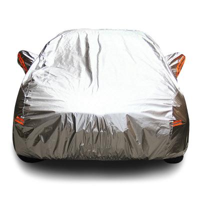 China Business factory customize Anti-sun heat anti-snow heat insulation car cover aluminum foil cold anti-UV car body cover for sale