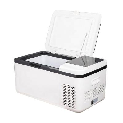 China 18â „ ƒ (64.4F) Below Room Temperature 18L Mini Food Fridge Refrigeration Equipment Car Fridge 12V Portable Compressor Car Fridge Freezer For Beverage for sale