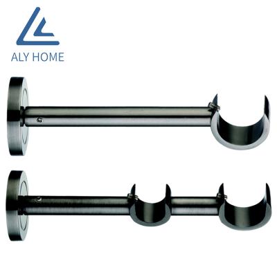 China Country Metal Aluminum Alloy Curtain Rod Frames Curtain Accessories for sale