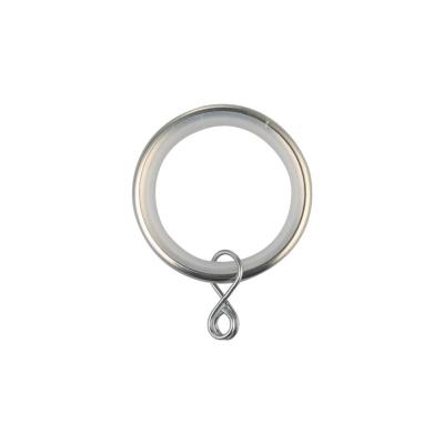 China Modern Metal Curtain Hook Hanging Ring with Clip Curtain Poles Curtain Accessories Tracks and Accessories Aluminum Alloy for sale