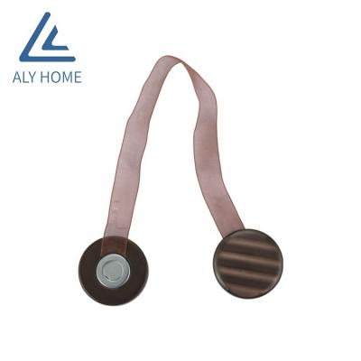 China ALY Home Curtain Accessories Luxury Buckle Clips Magnetic Curtain Strip Clip Holder Barriers Tiebacks for sale