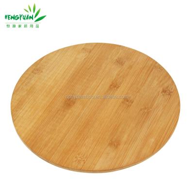 China China sustainable suppler empty round bamboo cutting board for sale