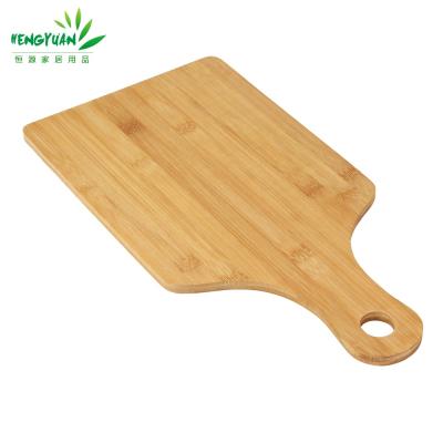 China Cheap viable natural color bambu pizza cutting board for sale