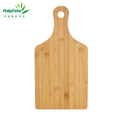 China Cheap viable natural color bambu pizza cutting board for sale