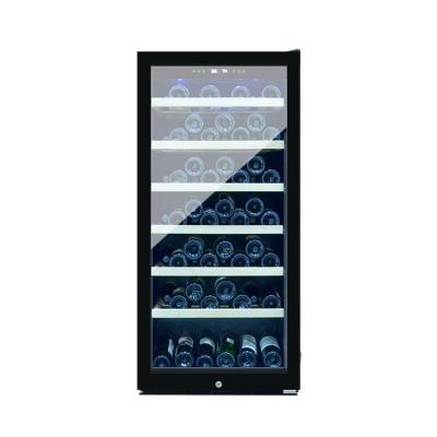 China Josoo OEM 23.5 Inch 260L CE/ETL 1 Zone 95-Bottle Cooler Outdoor Cellar Wine Refrigerator For Sale for sale