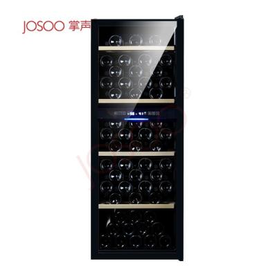 China Josoo Supplier 200L Stainless Steel Cigar Humidor Cabinet Commercial Wholesale Store 220V Wine Cooler for sale