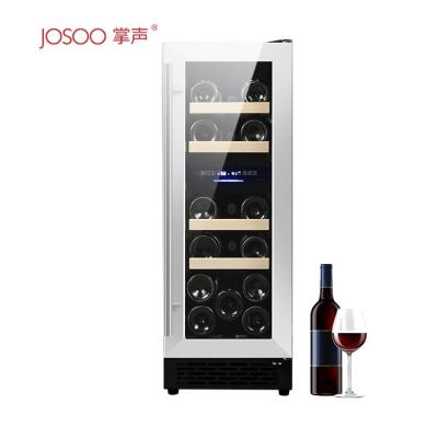 China Josoo Customized Doe Etl Small Commercial Built In Built In Wine Fridge Winecooler Cantinetta 24 Bottles Wine Cooler for sale