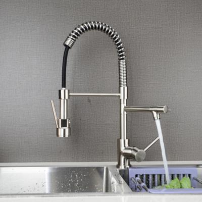 China Modern Simplicity Kitchen Sink Mixer Taps 3 Way Kitchen Spring Faucet for sale