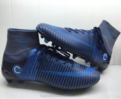 China Anti-Smell Sports Ready High Cut Sock Soccer Shoes for sale