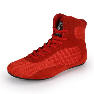 China Jinjiang OEM Factory Men's Oxford Boxing Training Wrestling Shoes Anti-Smell Non-Slip Wear-Resistant Fitness Pro Wrestling Shoes for sale