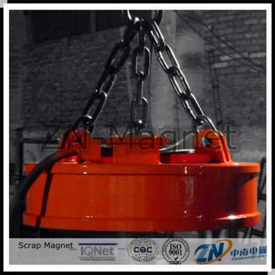 China 2000kg Lifting Capacity Lifting Magnet for Steel Ball Lifting MW5-60L/1 for sale