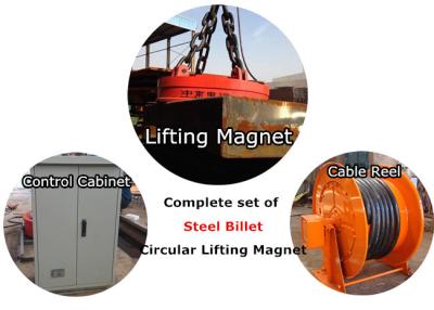 China Circular Lifting Electromagnet for Steel Billet for sale