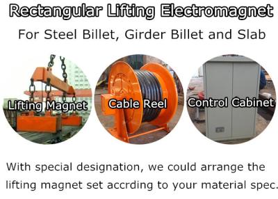 China Rectangular Lifting Electromagnet for Steel Billet and Slab Lifting for sale