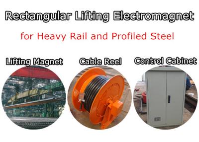 China Lifting Electromagnet for Heavy  Rail and Profiled Steel for sale