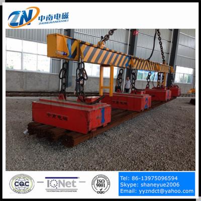 China Rectangular Lifting Electromagnet for Bundled Steel Rebar and Profiled Steel MW18 for sale