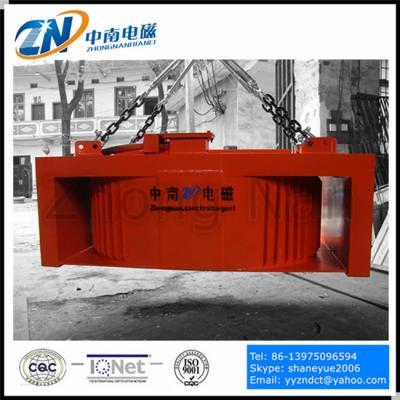 China Hanging Rectangular Electromagnetic Separator for Conveyor Belt MC23 for sale