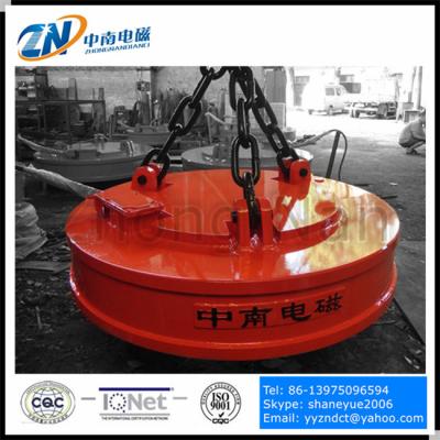 China scraps electric lifting magnet for crane machinery MW5-150L/1 for sale