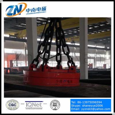 China Dia-2000 mm Circular Lifting Electro Magnet for Steel Thick Plate Lifting MW03-200L/1 for sale