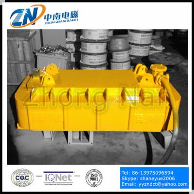 China Rectangular Lifting Electromagnet with Special Magnetic Pole for Wire Coil Rod MW19-34072L/1 for sale