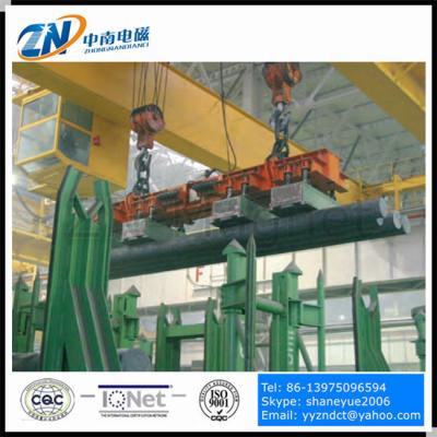 China Rectangular Lifting Electromagnet for Round and Steel Pipe MW25-14085L/1 for sale