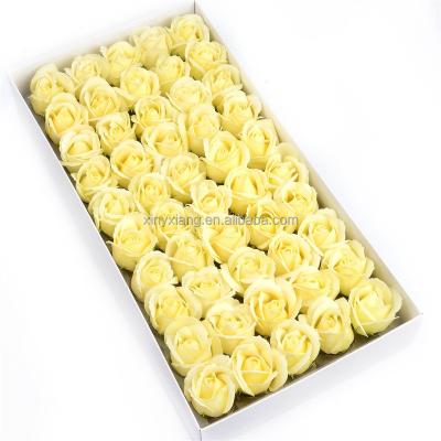 China Plant Promotion 50PCS Eco-Friendly Flora Scented Bath Soap Rose Flower, Plant Essential Soap, Gift for Birthday/Anniversary Wedding for sale