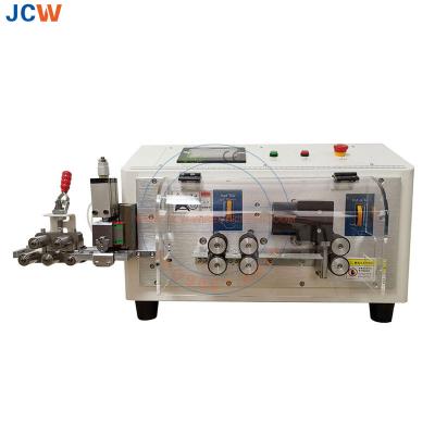 China Flat Ribbon Cable Slitting and Stripping Automatic Flat Ribbon Cable Cutting Slitting and Stripping Machine JCW-CS12 for sale