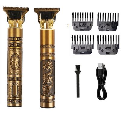 China Factory sale car factory wholesale price hot electric hair trimmer t9 vintage car usb rechargeable bald t9 hair trimmer for sale