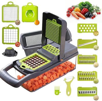 China Factory Price Viable Brand New Vegetable Cleaver 12 In 1 Full Star Vegetable Cleaver Vegetable Cleaver for sale