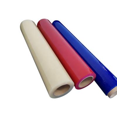 China Multi Color Moisture Proof Transparent Self Adhesive Hardwood Floor PE Outdoor Protective Film Roll For Temporary Floor Protection for sale