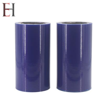 China Moisture-proof self-adhesive blue transparent PE protective film protective plastic temporary outer tape for sale