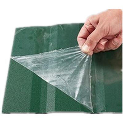 China Moisture proof transparent PE protective film for painted metal surface with factory price for sale