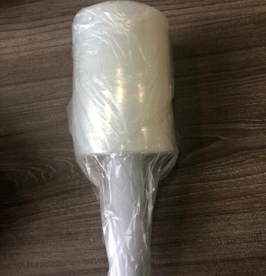 China Moisture Proof 80 gauge*5 inch*1000 ft plastic wrapping PE Stretch film with handle for Packaging for sale