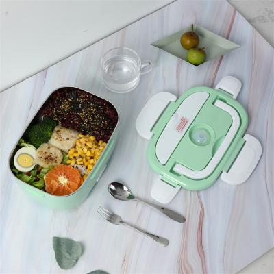 China Low Power Consumption Factory Direct High Quality Gray For Salad Self Electrical Heating Electric Lunch Box for sale