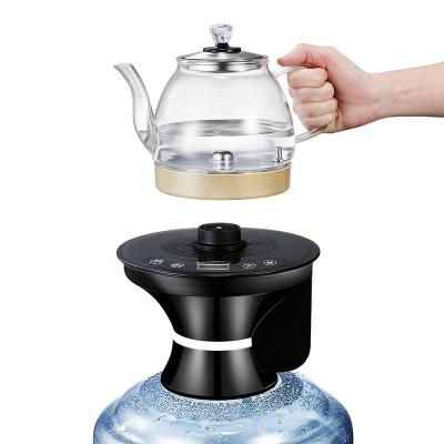 China Factory Direct Manufacturer Rotation Intelligent Tea Glass Base Stainless Electric Kettle for sale