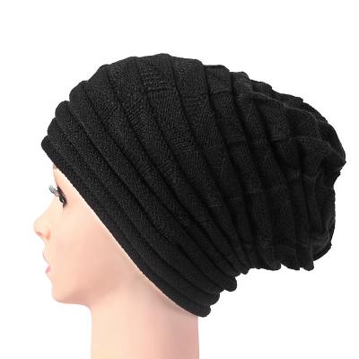 China Autumn Winter Solid Color COMMON Adults Knitted Beanies Hats Women Men Hats Warm Soft Casual Hats For Unisex for sale