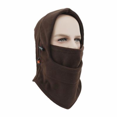 China Wholesale Outdoor Breathable Winter Plus Fleece Hood Men And Women Riding Hood Windproof Hat Neck Warmer Outdoor Scarves Winter Hat for sale