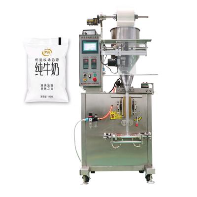 China Full Automatic Food Sachet Plastic Bag Cow Goat Milk Pouch Bag Packaging Machine for sale