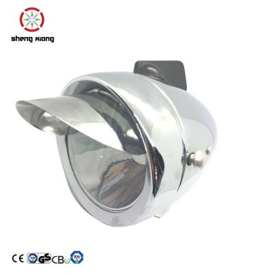 China Steel 1 LED VINTAGE BICYCLE Battery Light for sale