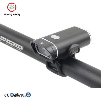 China Metal 2 Led Bicycle Light 500lm High Brightness 1800mah USB Charge for sale