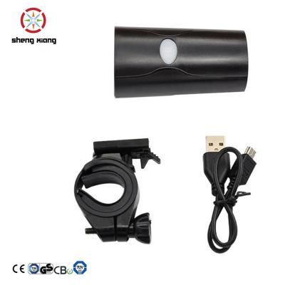 China PP Cycle Battery Front Light 1 Led USB Charge for sale