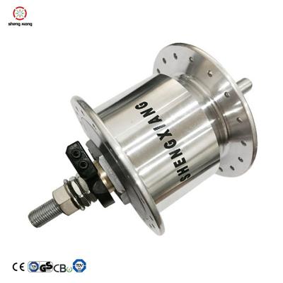 China 6V 2.4W aluminum alloy bicycle dynamo aluminum hub/hub 36h bicycle dynamo for sale