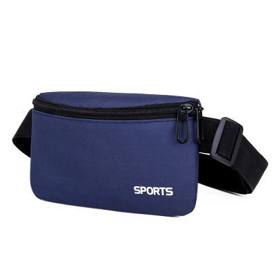 China Sports Polyester Sports Fanny Pack For Outdoor Running Black Waist Bag For Men for sale