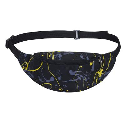 China Black Water Proof Water Resistant Nylon Sports Fanny Pack Man Waist Bag Running Belt Wholesale for sale